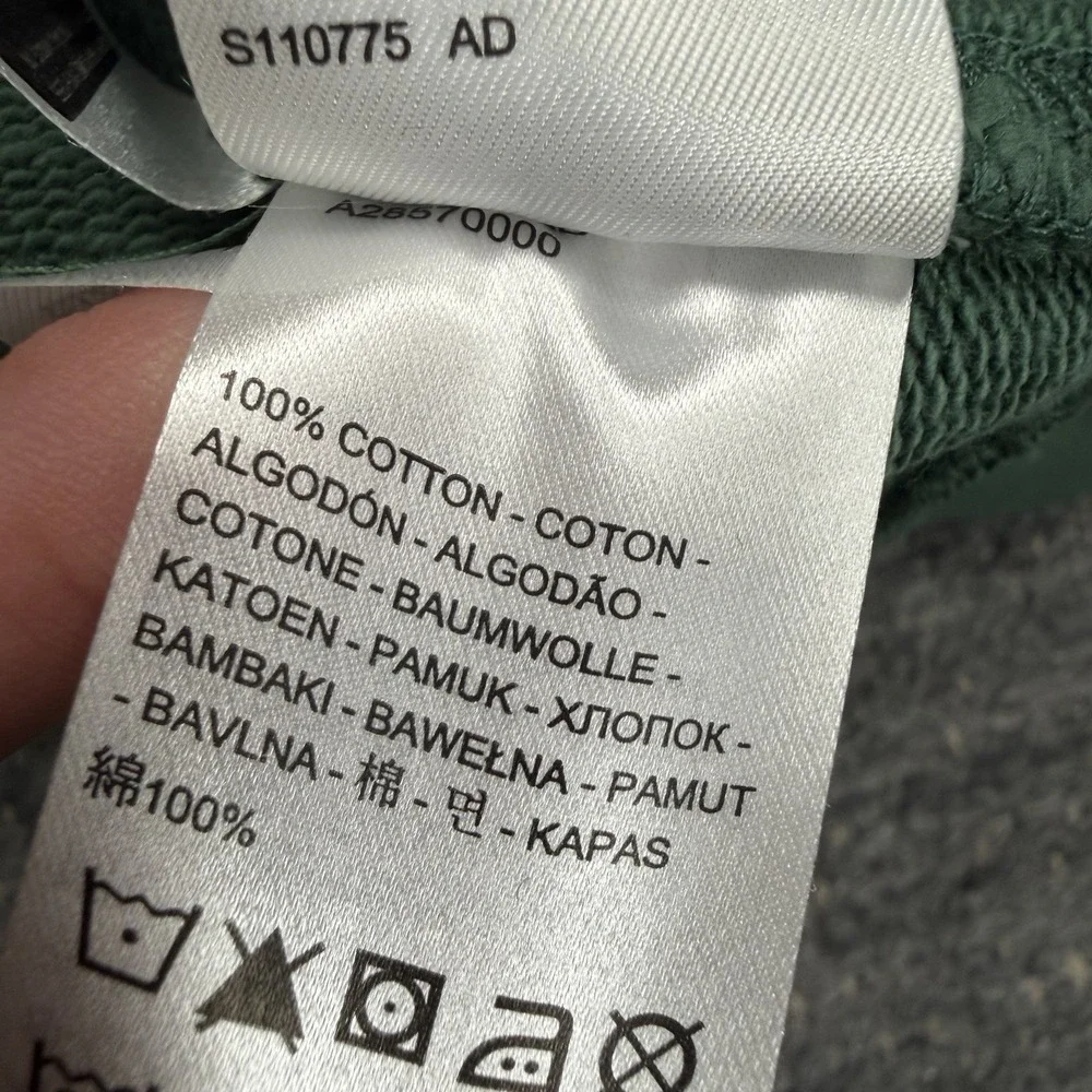 Levis X Reese Cooper Green Cotton Embroidered Hoodie Medium Green Sweatshirt